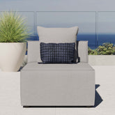 Saybrook Outdoor Patio Upholstered Sectional Sofa Armless Chair Modway Model: eei-4209